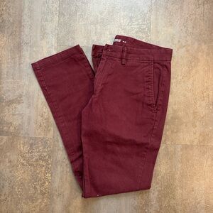 Old Navy Men's Deep Red Chinos
